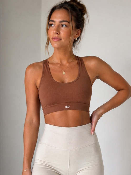 ALO Yoga Tops - ALO Seamless Ribbed Bra